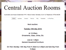 Tablet Screenshot of centralauctionrooms.com